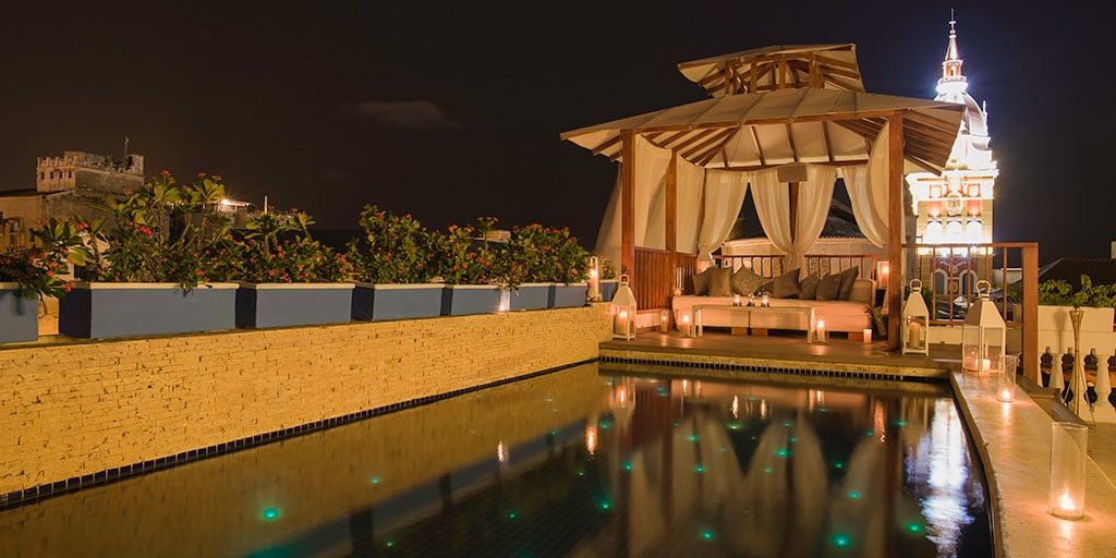 Root-top-Pool-Cartagena Roof Top Pool in Cartagena